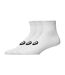 Lot De 3  Socquettes Adulte Blanc Asics-2