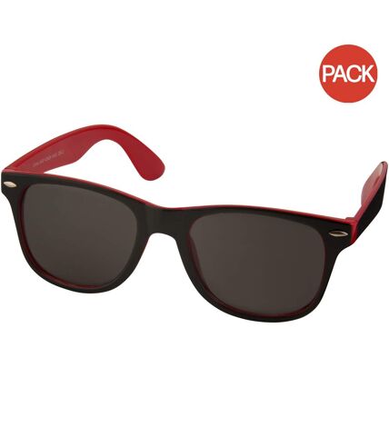 Lot de 2  Lunettes de soleil taille unique rouge/ noir Bullet