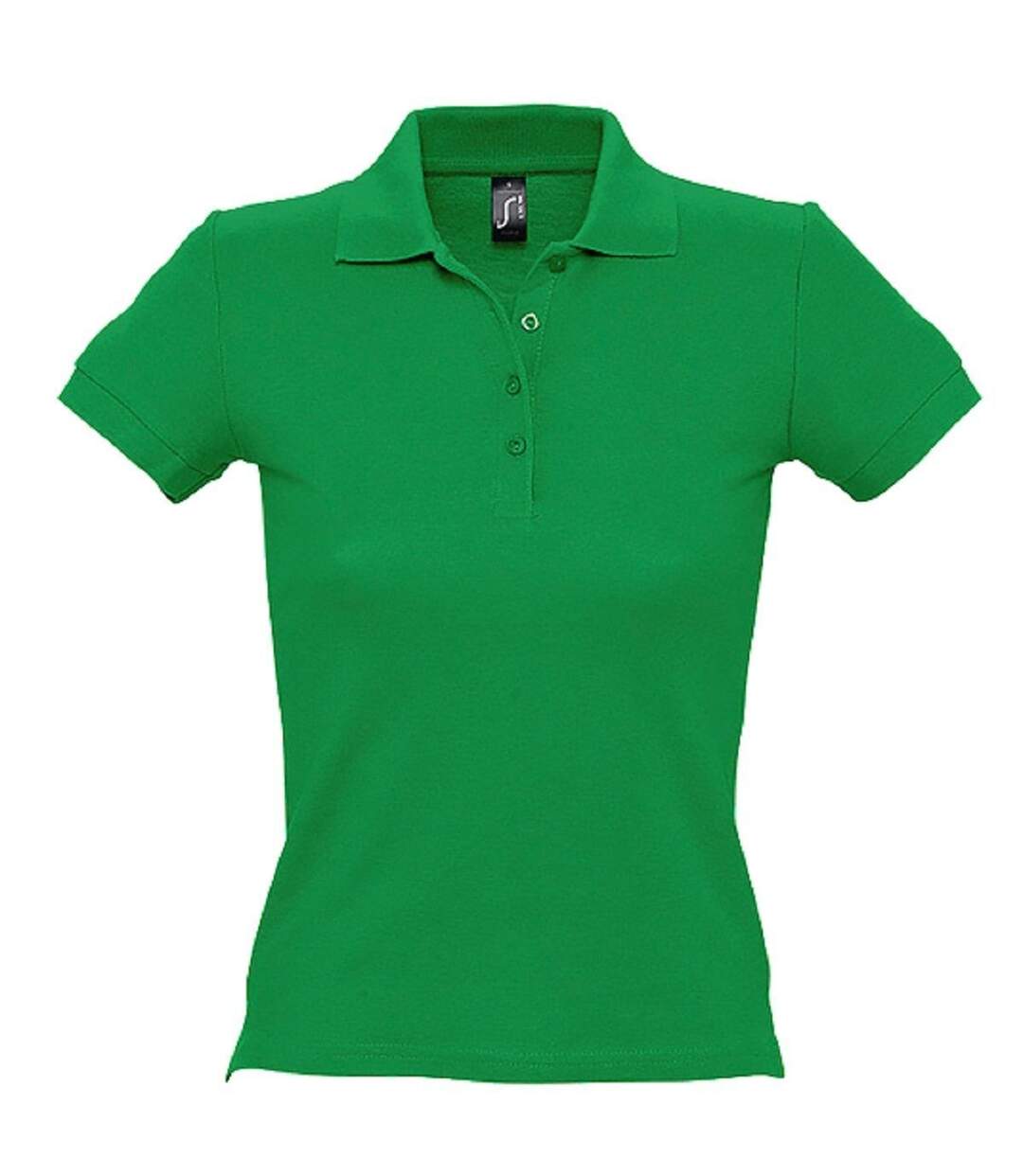 Polo manches courtes - Femme - 11310 - vert prairie-1