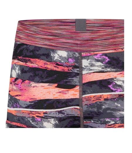 Womens/ladies Dynamic Fitted Compression Shorts Multicoloured Skins