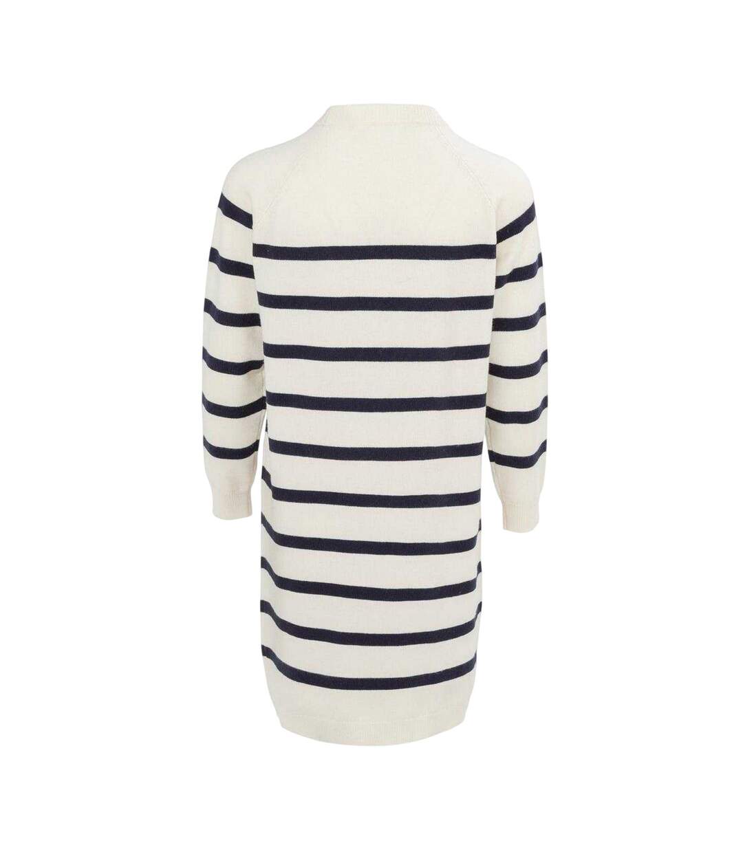 Robe-pull Motif/style À Rayures Femme Noir Blanc Miso-2