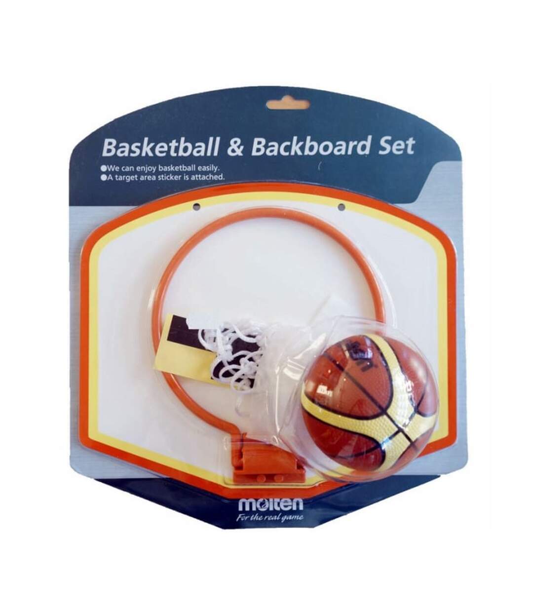 Ensemble De Mini Panier De Basket Taille Unique Blanc Marron Molten-3