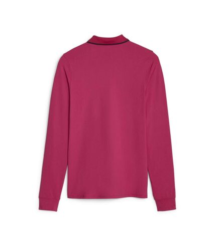 Polo Rose Femme Puma Longsleeve - L