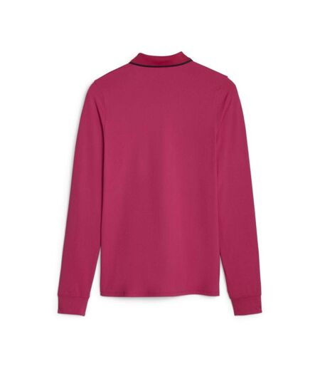 Polo Rose Femme Puma Longsleeve - L