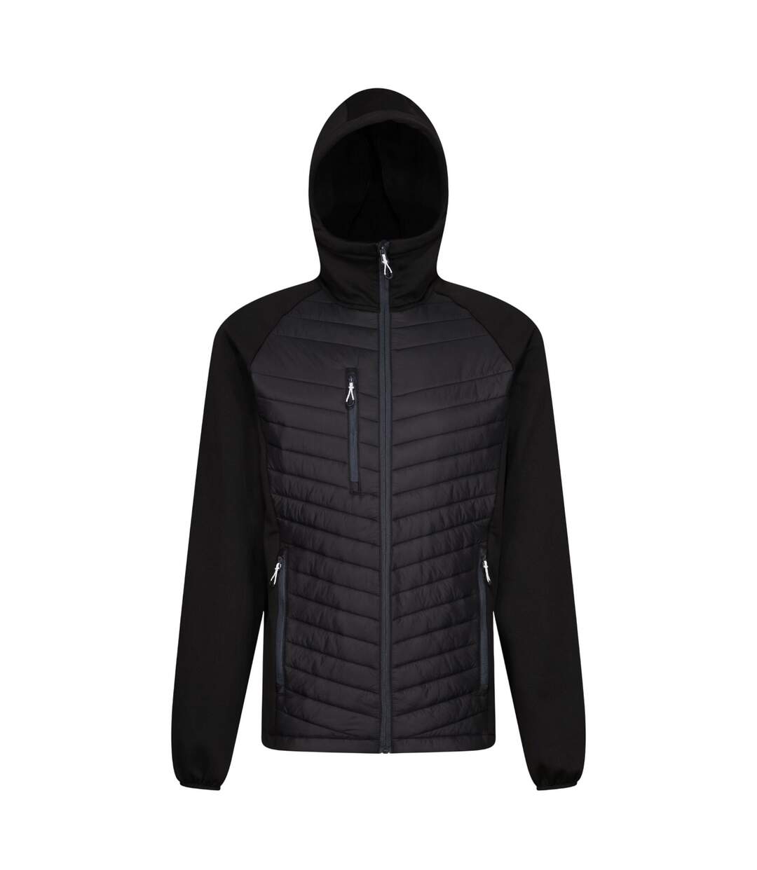 Veste Navigate Hybrid Homme Noir Gris Phoque Regatta-2