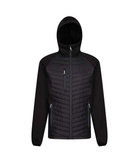 Veste Navigate Hybrid Homme Noir Gris Phoque Regatta