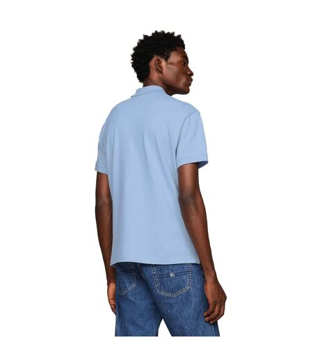 Mens Badge Regular Polo Shirt Blue Tommy Hilfiger