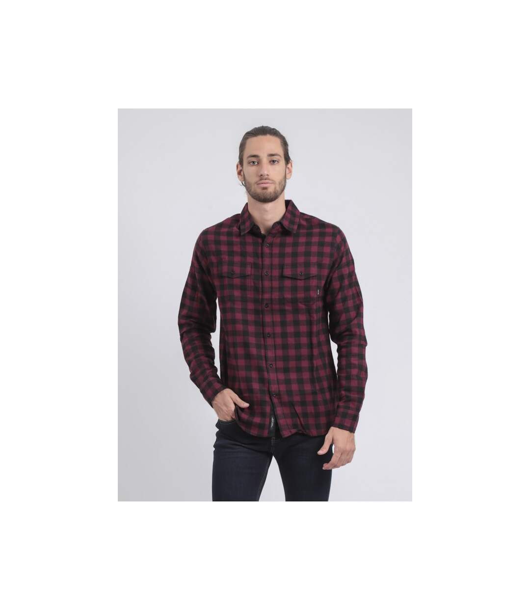 Chemise manches longues carreaux TOMALAX-1