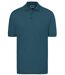 Polo manches courtes - Homme - JN070C - bleu pétrole