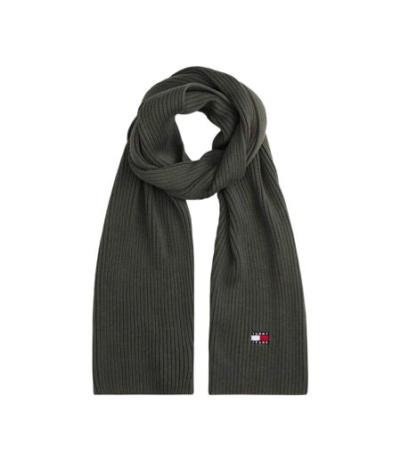 Unisex Adult Ribbed Scarf One Size Pewter Tommy Jeans