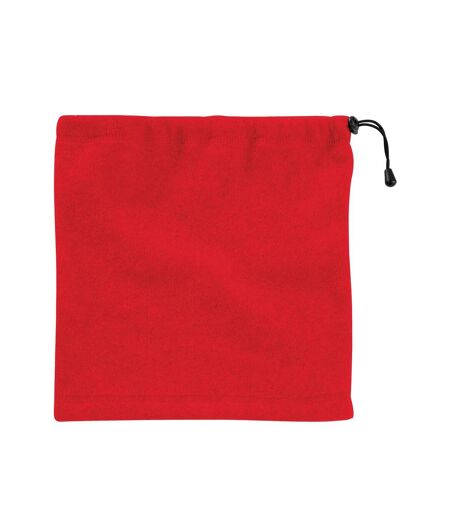 Snood-bonnet Combo Adulte Taille Unique Rouge Classique Beechfield