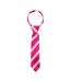 Supreme Products Unisex Adult Stripe Show Tie (Pink) (One Size)