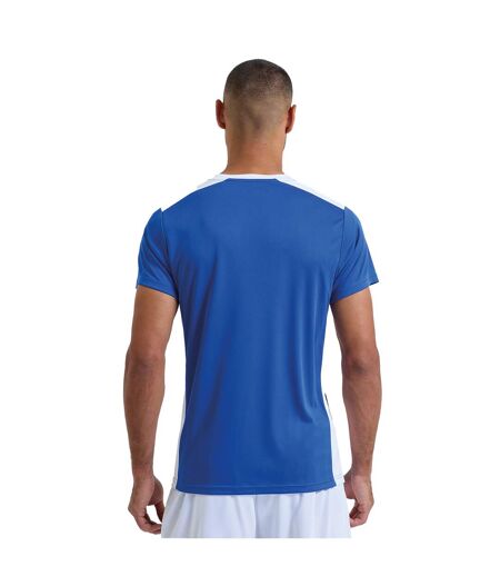 Unisex Adult Performance Contrast T-shirt Royal Blue White TriDri