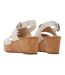 Womens/ladies claudine wedge natural Toms