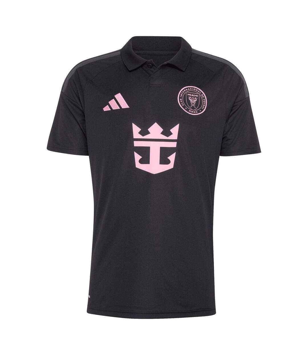 Réplique De Maillot De Foot Motif/style Inter Miami Cf Homme Noir Rose Adidas-2