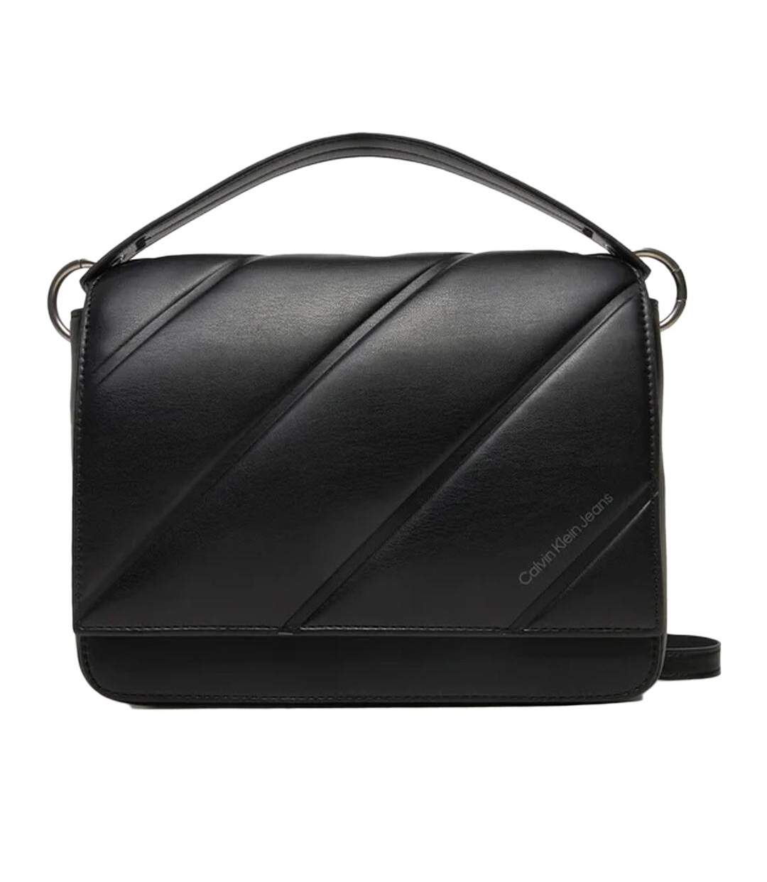 Sac Bandoulière Noir Femme Calvin Klein Jeans Quilted Boxy Flap - Taille unique-1