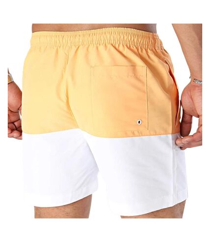 Short de bain Orange/Blanc Homme Calvin Klein Jeans KM0KM00994 - L