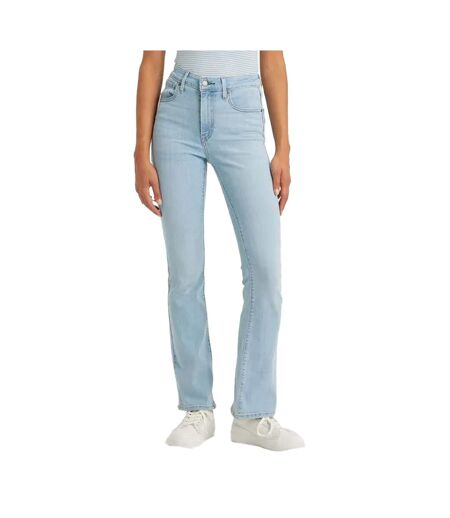Womens/ladies 725 Heritage Bootcut Jeans Light Blue Levis