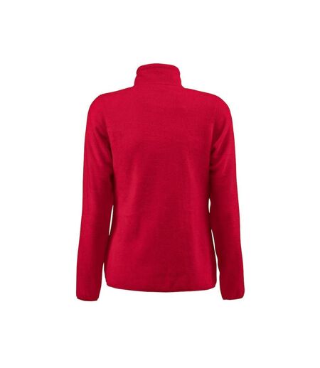 Womens/ladies Rocket Fleece Jacket Red Printer RED