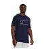 T-shirt Manches Courtes Foundation Updates Gl Homme Bleu Marine Bleu Under Armour-2