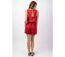 Combishort femme chic  JENNY rouge tendance Coton Du Monde-5