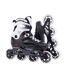 Patins À Roulettes Alignées Enfant 39 Fr Blanc Noir Tempish-4
