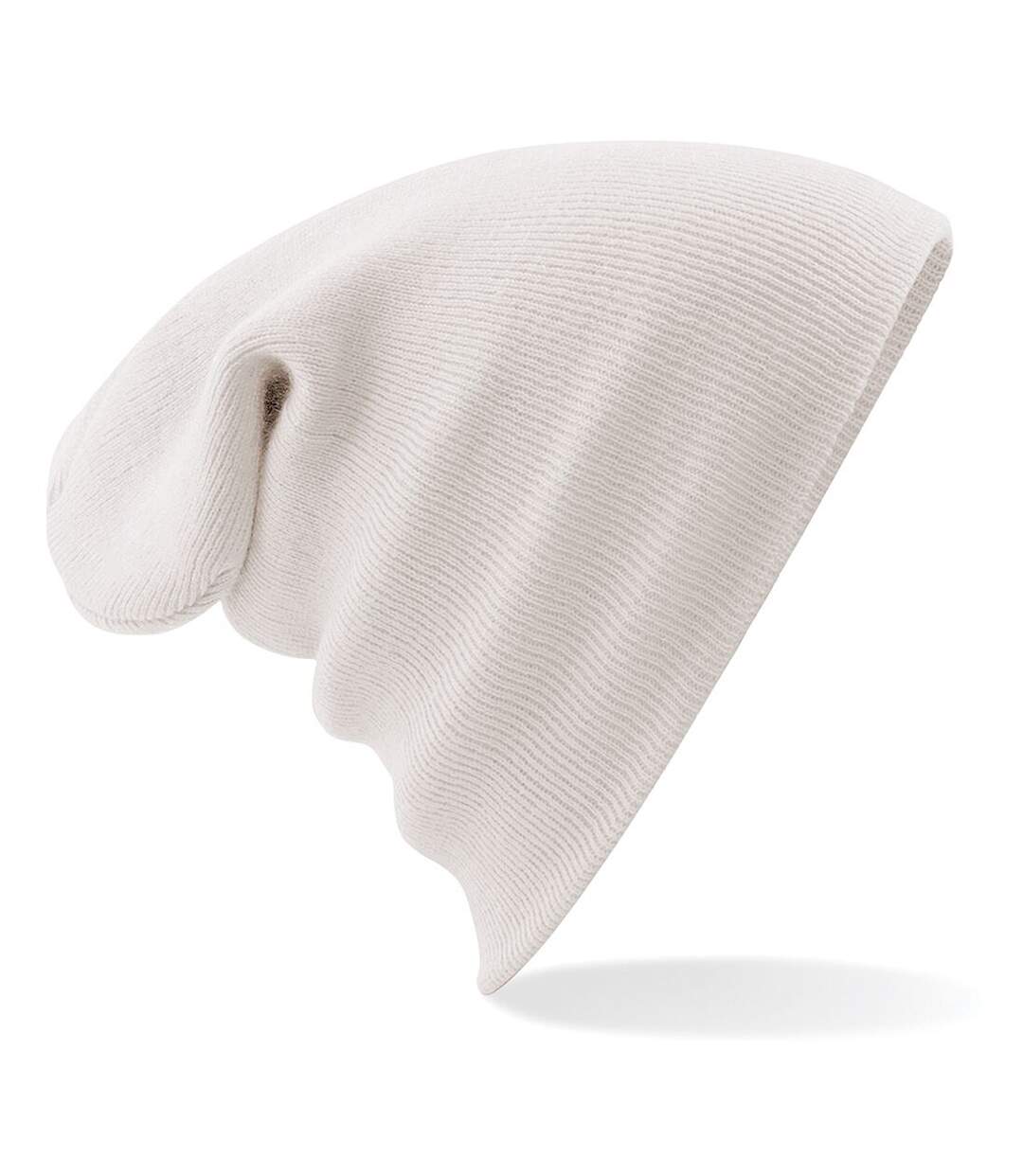 Bonnet tricoté unisexe blanc cassé Beechfield