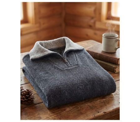 Pull camionneur col camionneur 30% laine PRIMO4