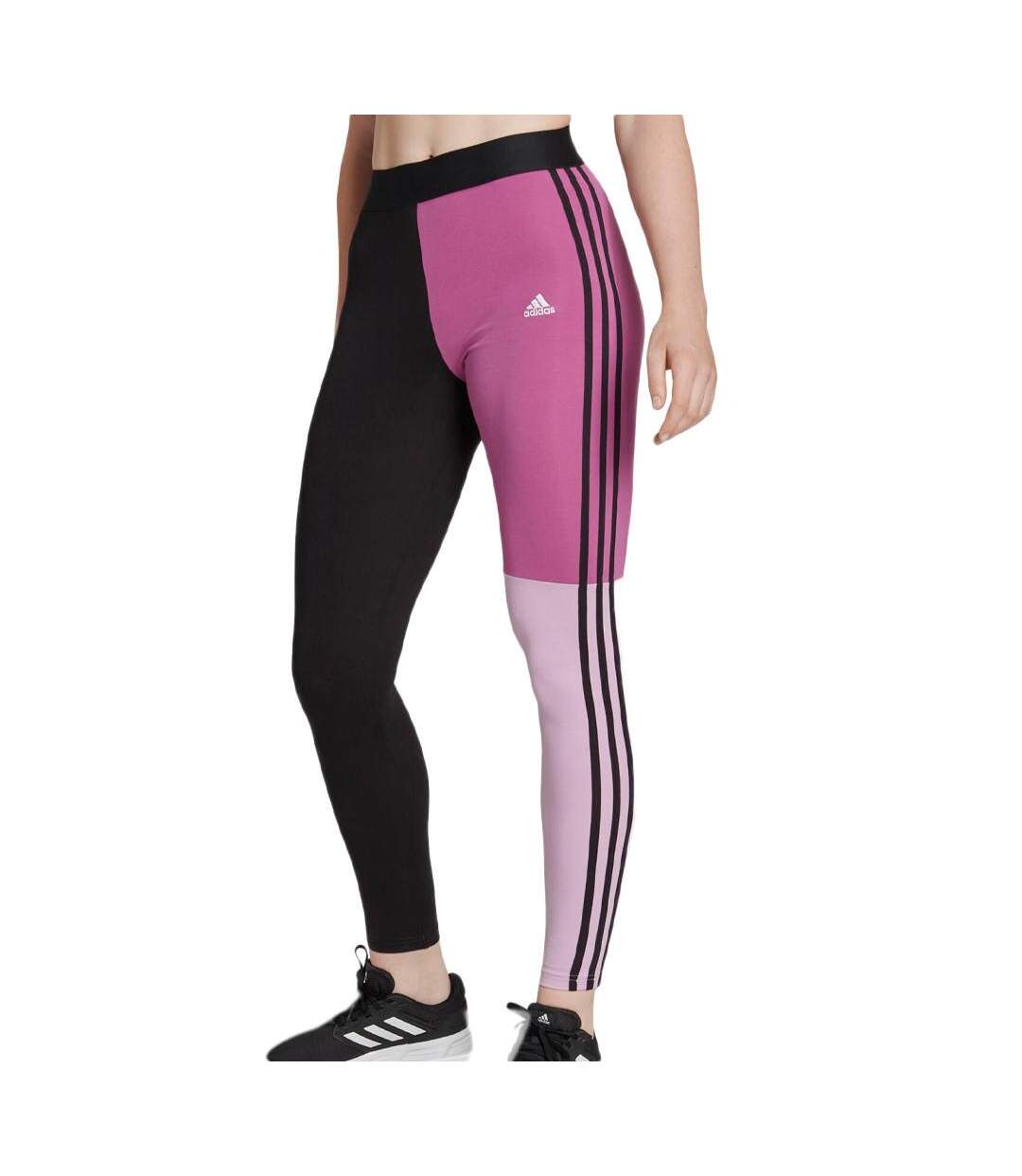 Legging Noir/Rose Femme Adidas 9477 - S-1