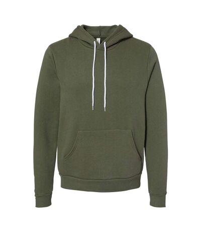 Canvas Sweatshirt À Capuche Homme Vert Militaire Bella + Canvas