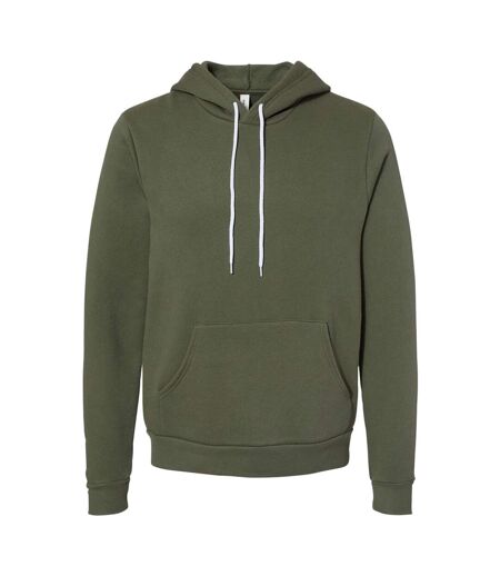 Canvas Sweatshirt À Capuche Homme Vert Militaire Bella + Canvas