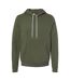 Canvas Sweatshirt À Capuche Homme Vert Militaire Bella + Canvas-1