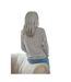 Womens/ladies Star Cashmere Merino Crew Neck Jumper Grey WoolOvers-2