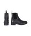 Unisex Adult Waxy Leather Jodhpur Boots Black HyLAND-3
