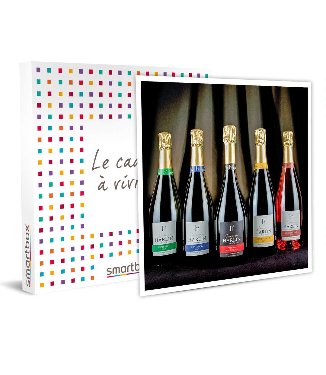 SMARTBOX - Dégustation de champagne et visite de domaine dans la Marne - Coffret Cadeau Gastronomie