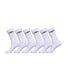 x6 paires chaussettes blanc homme umbro tennis - 39/42-1