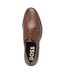 Mens Colby Leather Derby Shoes Brown Boss-3