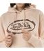 Sweat femme uni à capuche avec print Logo Vondutch-2