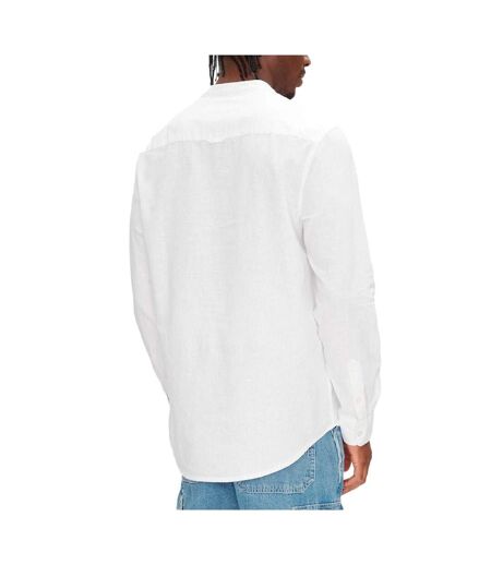 Chemise blanche homme tommy hilfiger tjm linen - l