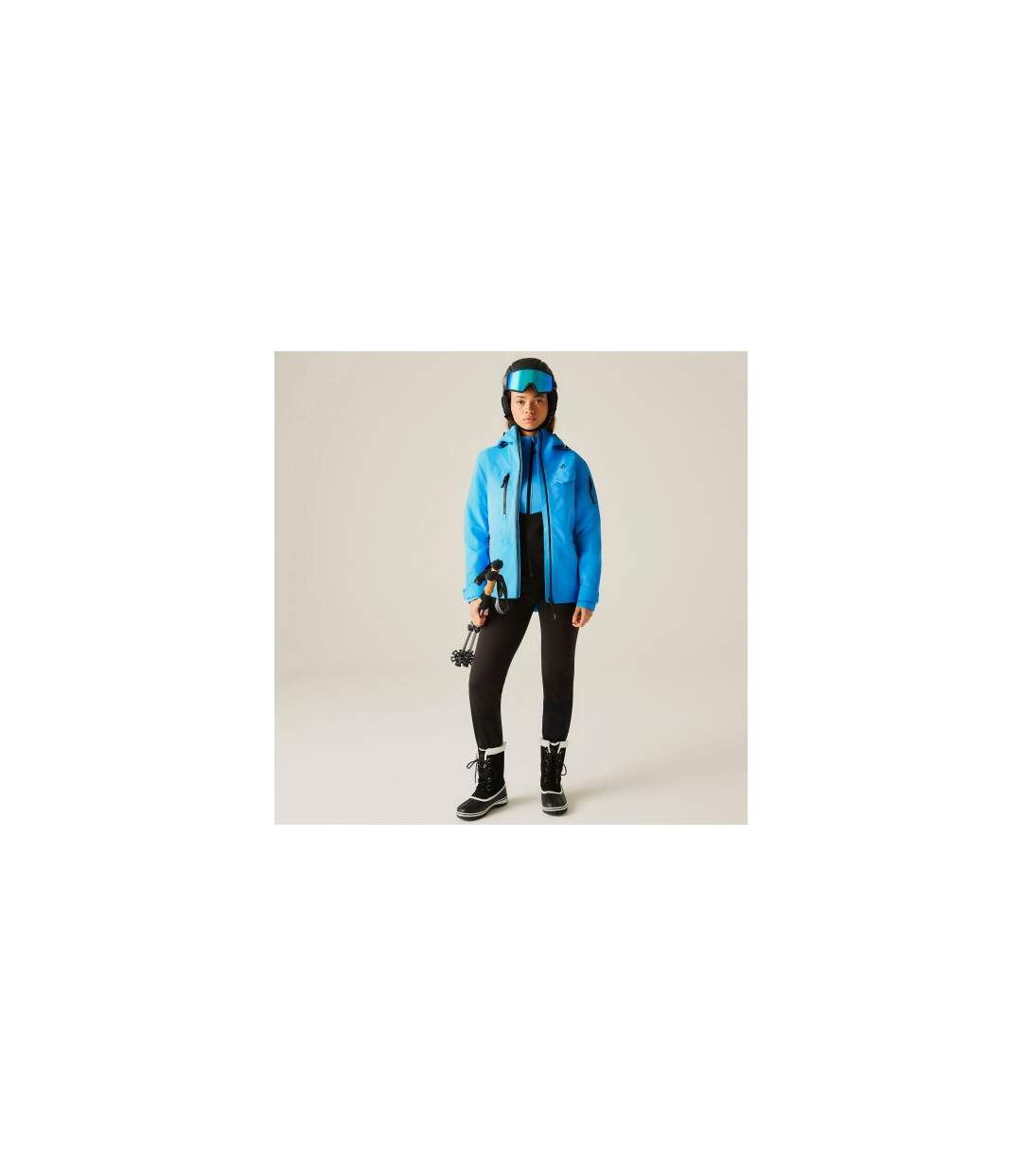 Blouson De Ski Femme Bleu Clair Dare 2B-1