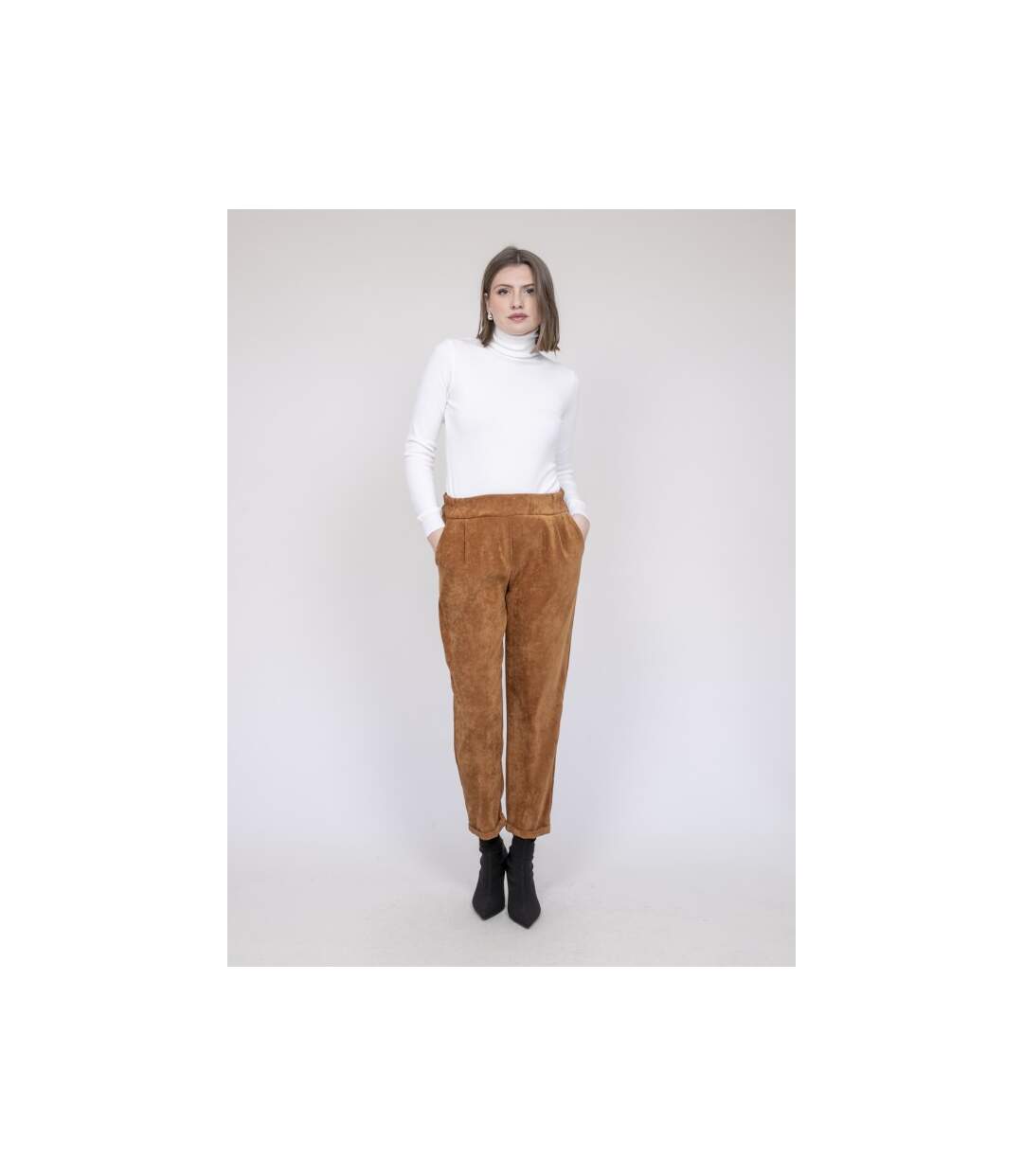 Pantalon effet velour EBILA - Dona X Lisa-4