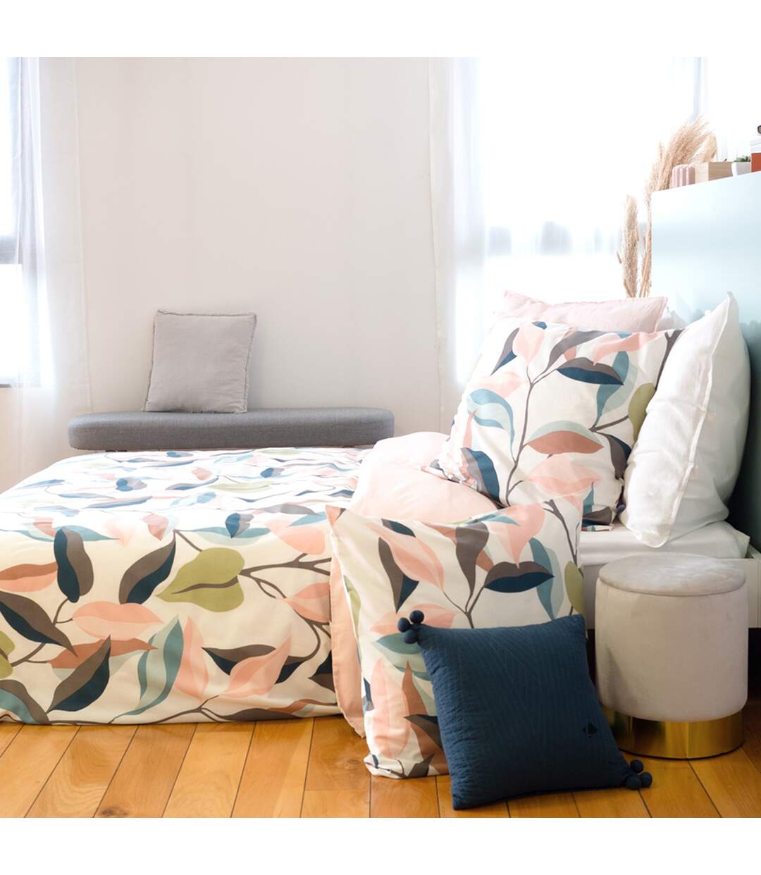 Parure de lit coton LILA-1