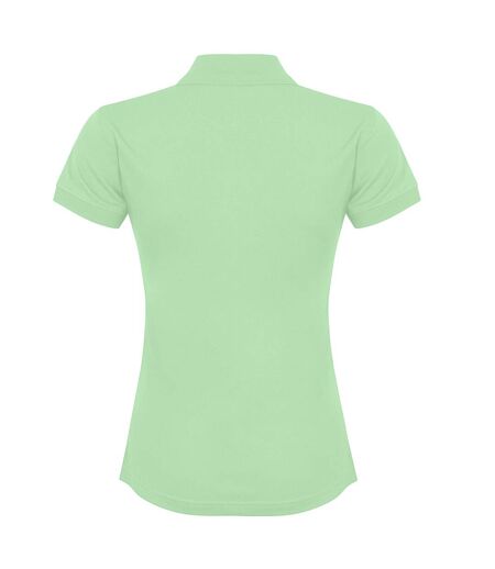 Henbury Womens/Ladies Coolplus® Fitted Polo Shirt (Lime Green)