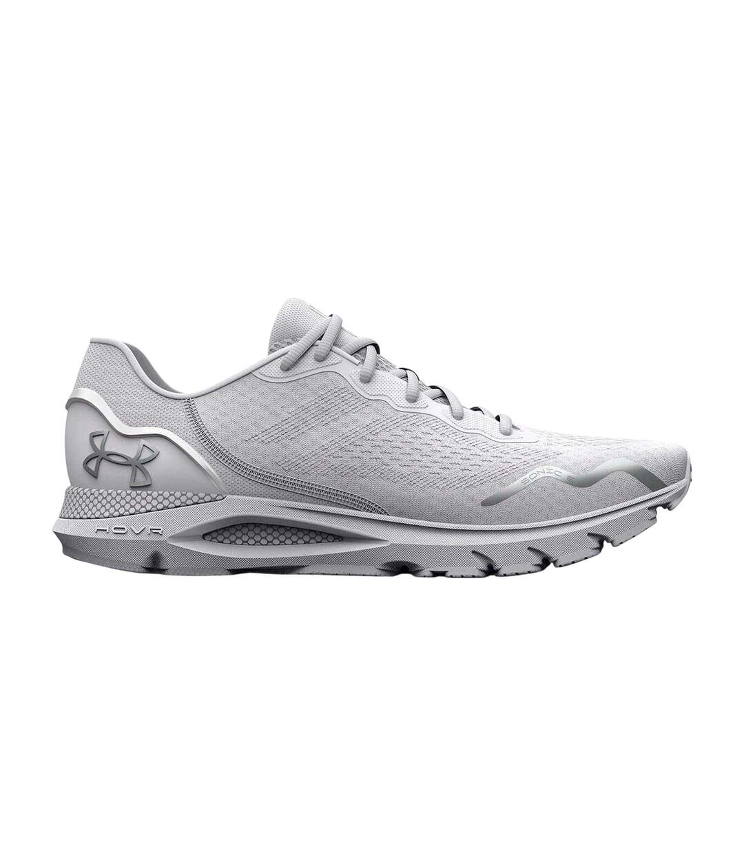 Womens/ladies Hovr Sonic 6 Cushioned Running Shoes White Under Armour-1