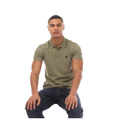 Mens Millers River Polo Shirt Khaki Timberland