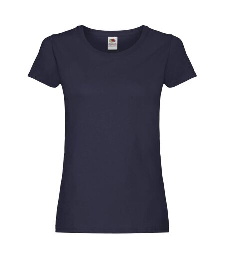 Fruit of the Loom - T-shirt ORIGINAL - Femme (Bleu marine foncé) - UTPC6013