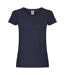 Fruit of the Loom Womens/Ladies Original Lady Fit T-Shirt (Deep Navy)