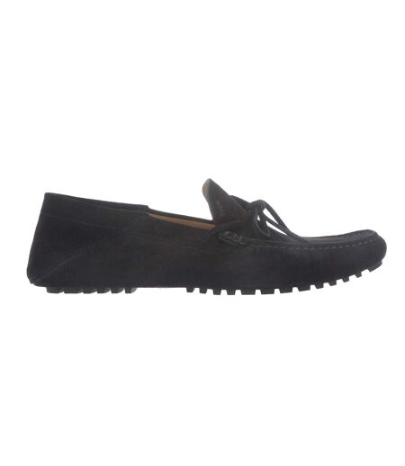 Mocassins Driver Homme Bleu Foncé Boss