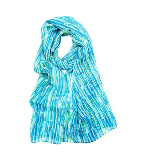 Paréo Transparent Motif/style Abstrait Shayla Femme Bleu Ciel Abstrait Regatta