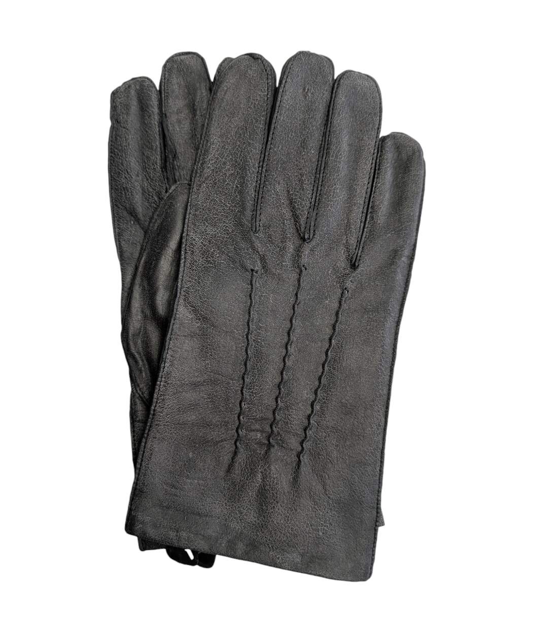 Unisex adult leather gloves black Eastern Counties Leather-2